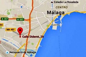 Mapa clinica veterinaria malaga